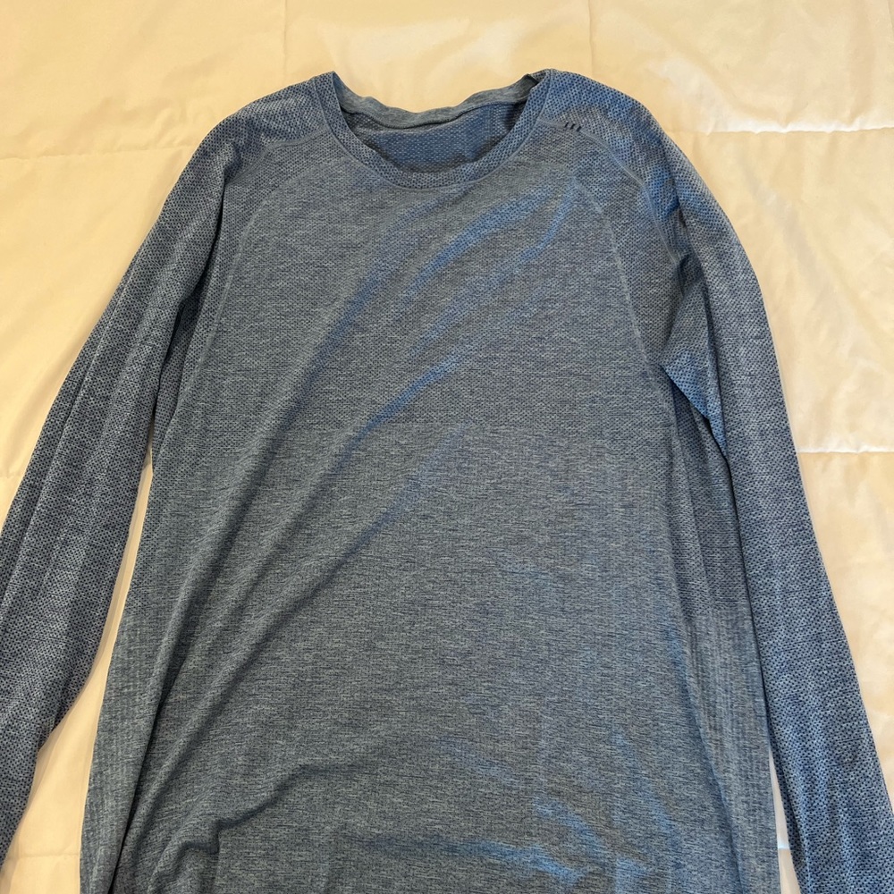 Lululemon blue tech long sleeve